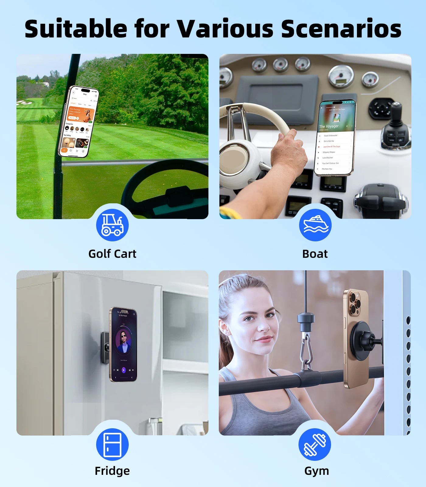 MagClip™ Golf Phone Mount