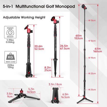 ⛳CaddyCam Pro™ Monopod